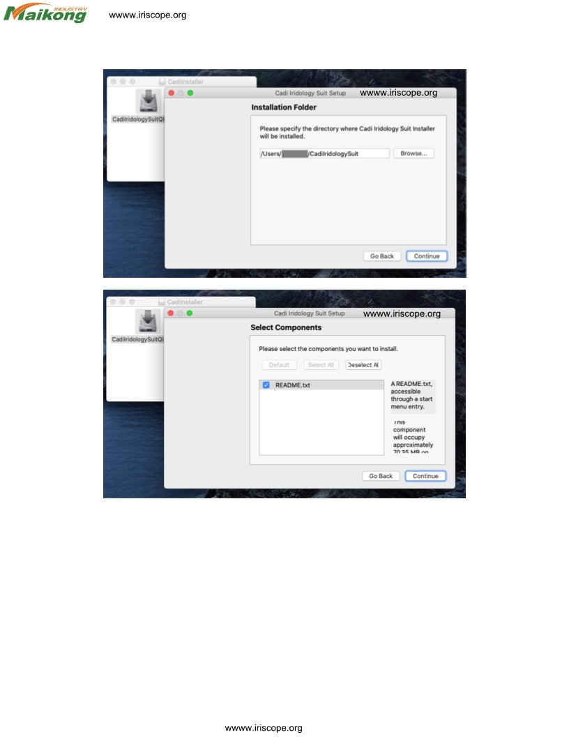 How to intall iridology software for Apple mac 2