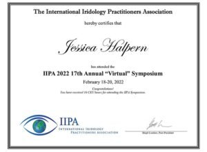 IIPA certified iridologist 2