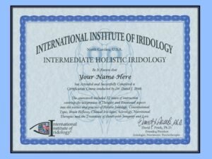 Iridologist certification